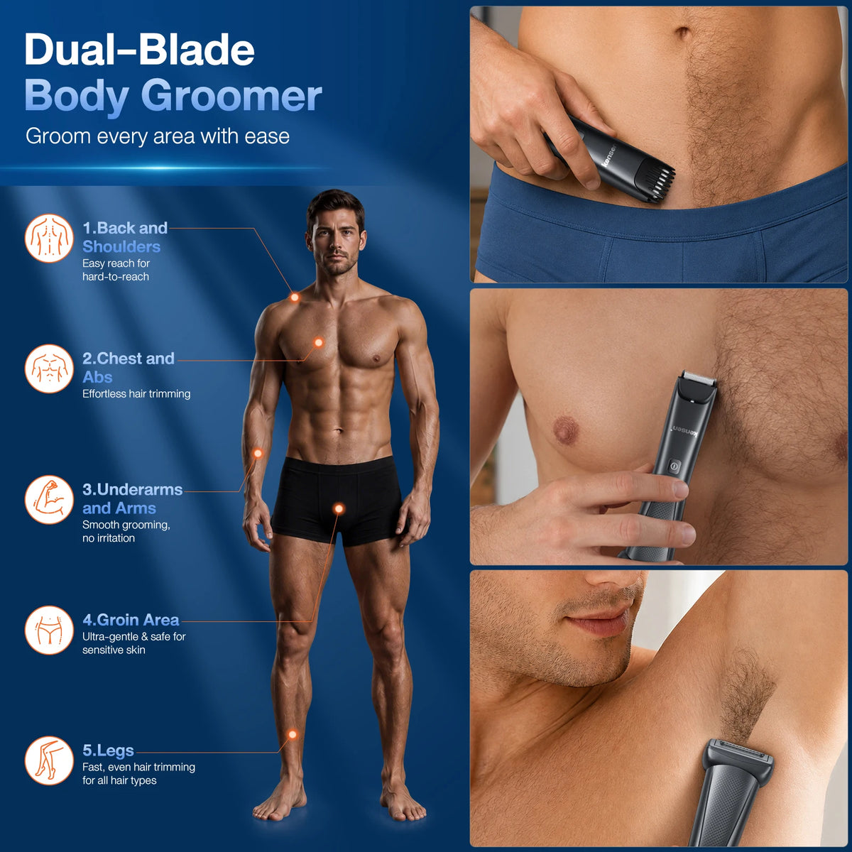 Kensen S39 Dual-Head Hair Trimmer