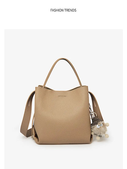 FOXER Genuine Leather Handbag — Premium Women's Shoulder Bag