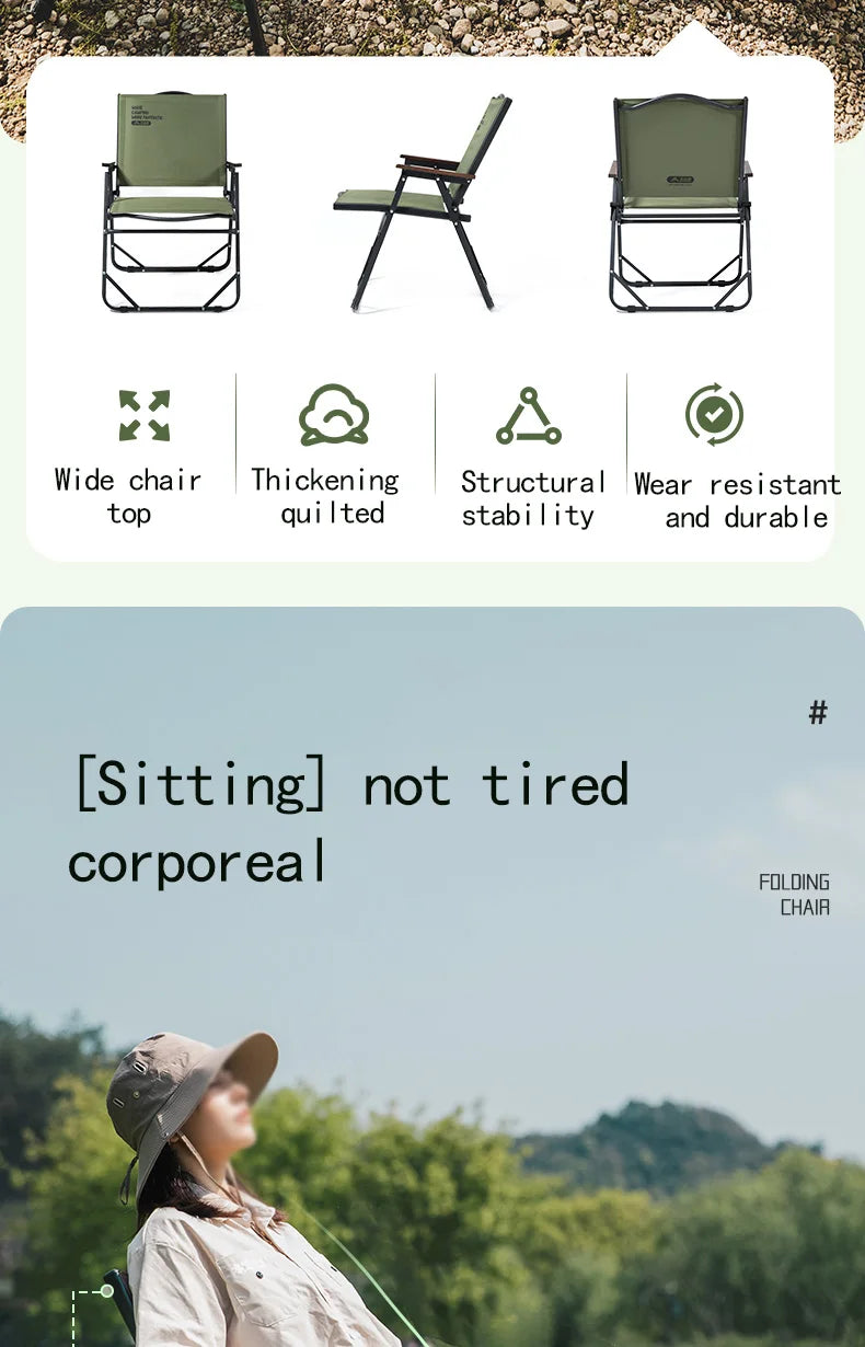 BISINNA Outdoor Folding Camping Chair