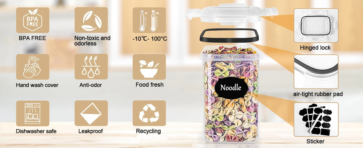10-Piece BPA-Free Food Storage Containers with Lids