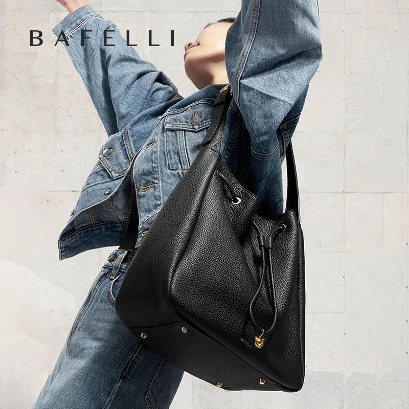 BAFELLI Genuine Cow Leather Shoulder Bag