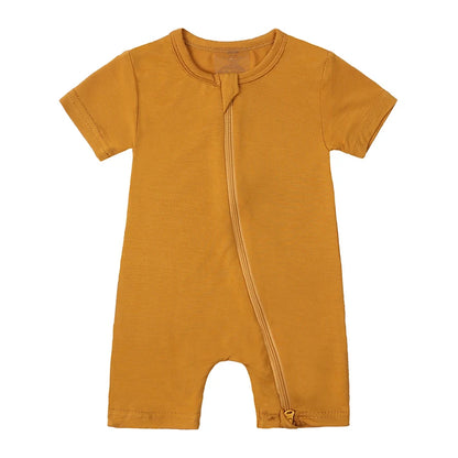 Kids Tales Little Breeze Bamboo-Blend Zip Baby Romper