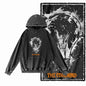 G12 Acid-Washed Black Streetwear Graphic Hoodie