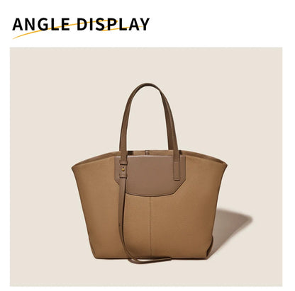 FOXER Luxury Cow Leather Tote Bag