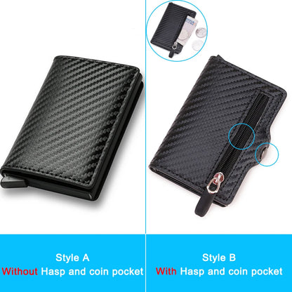 Compact Men's Wallets With RFID Protection