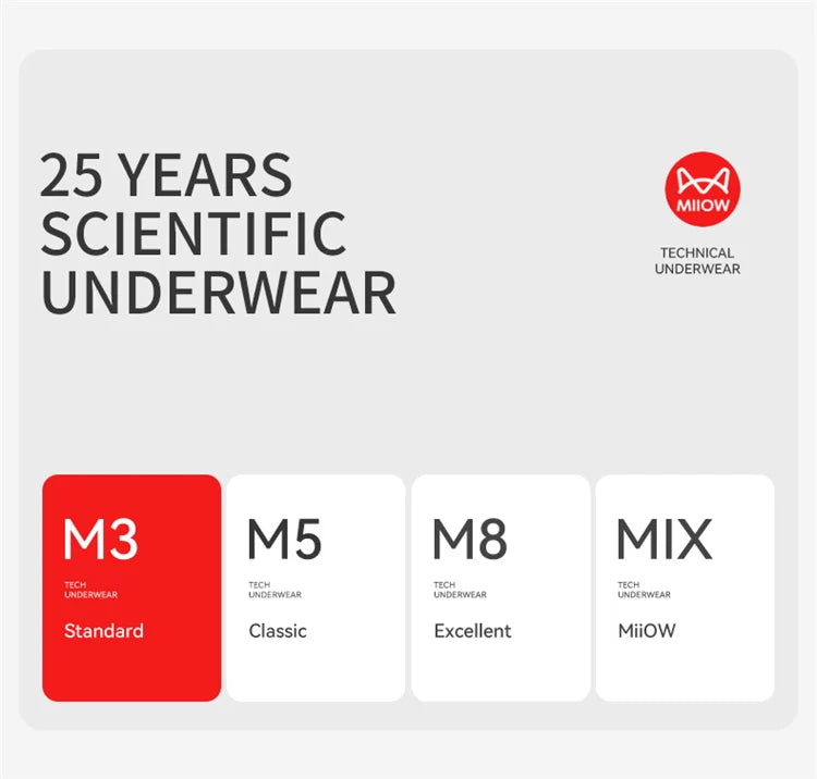 MiiOW 4Pcs Men's Silky Underwear Antibacterial Crotch Boxer Briefs