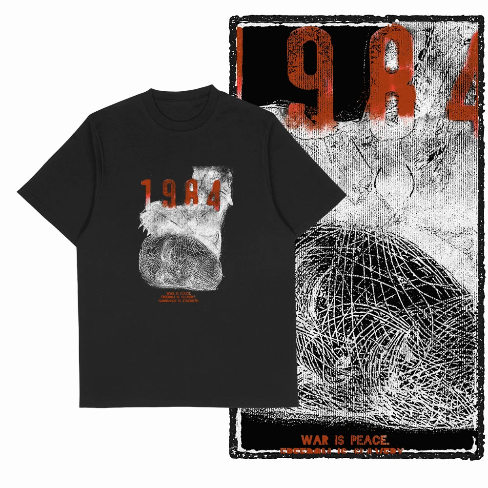 COOLMIND X0001 1984 Graphic Cotton Tee