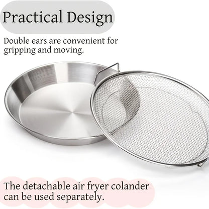 Stainless Steel Cooling Rack & Tray, Kitchen Tools, Kitchen Items & Accessories, Multifunctional for Frying & Barbecue