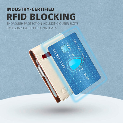 Rfid Microfier Leather Men's Luxury Wallets