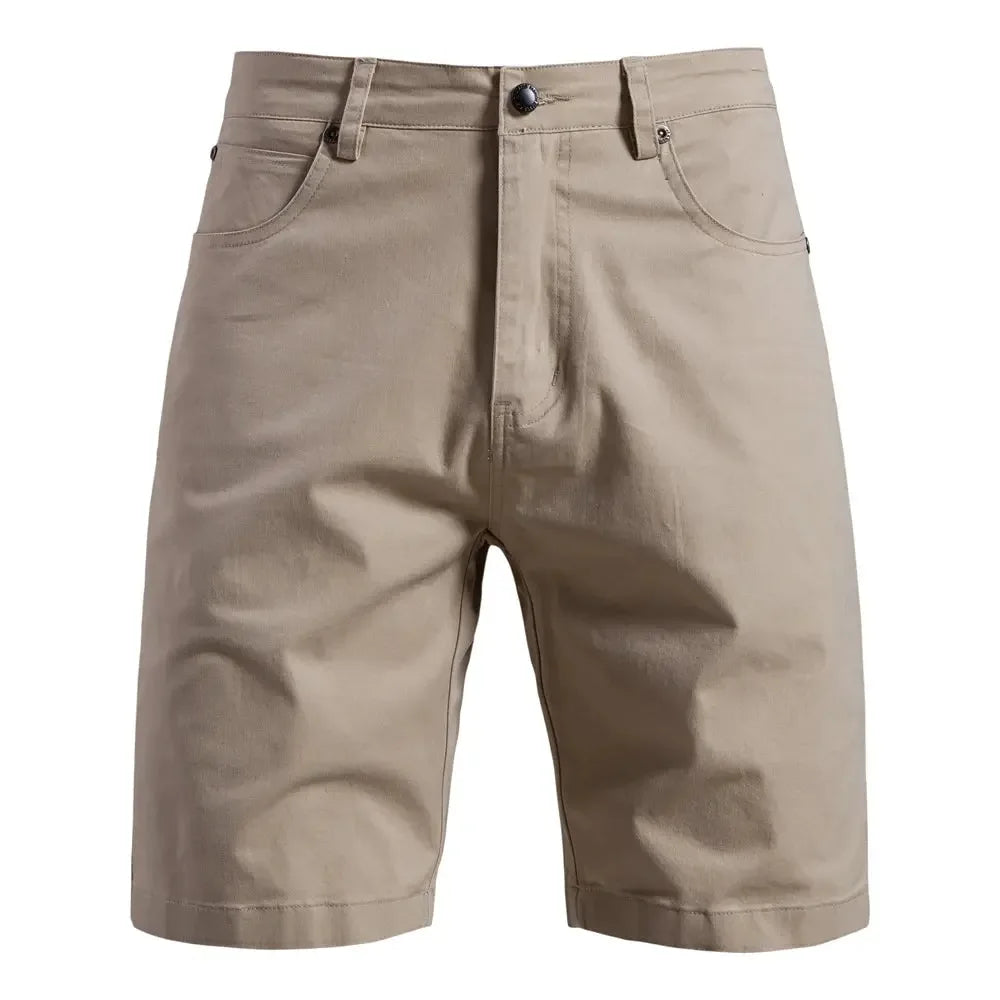 AIOPESON Men's 100% Cotton Summer Casual Shorts - ShopHub