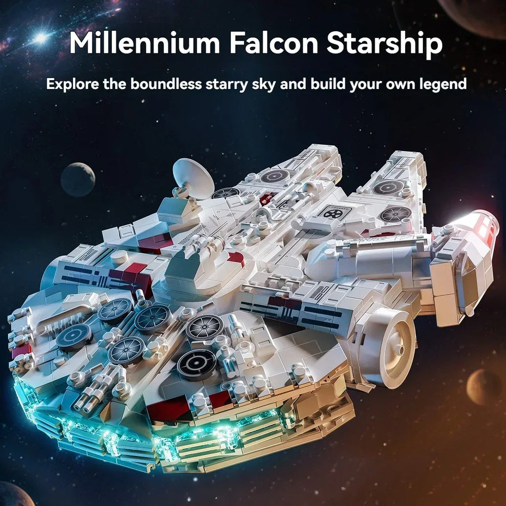 TOYLINX Millennium Falcon Building Blocks Kit! - ShopHub