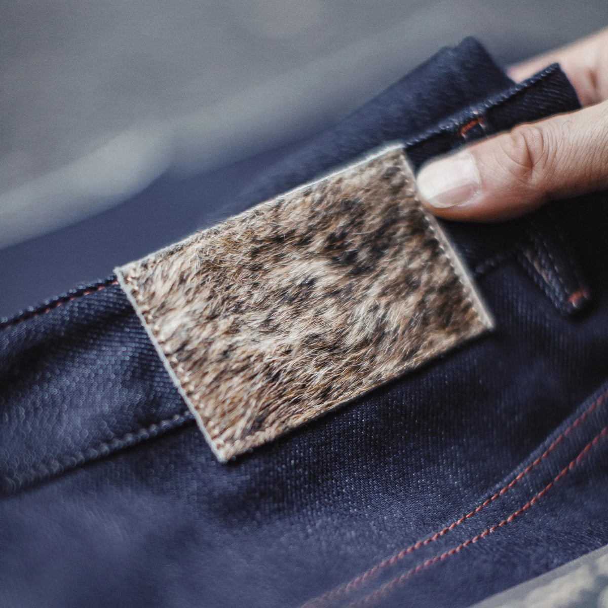 Maden Men's 100% Cotton Vintage Selvedge Raw Denim Jeans