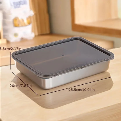 5pc Stainless Steel Food Storage Containers Set
