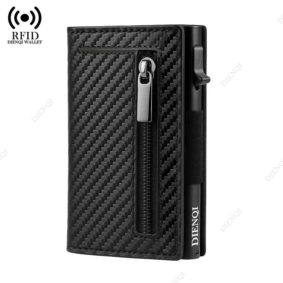 DIENQI Anti-RFID Card Holder Wallet