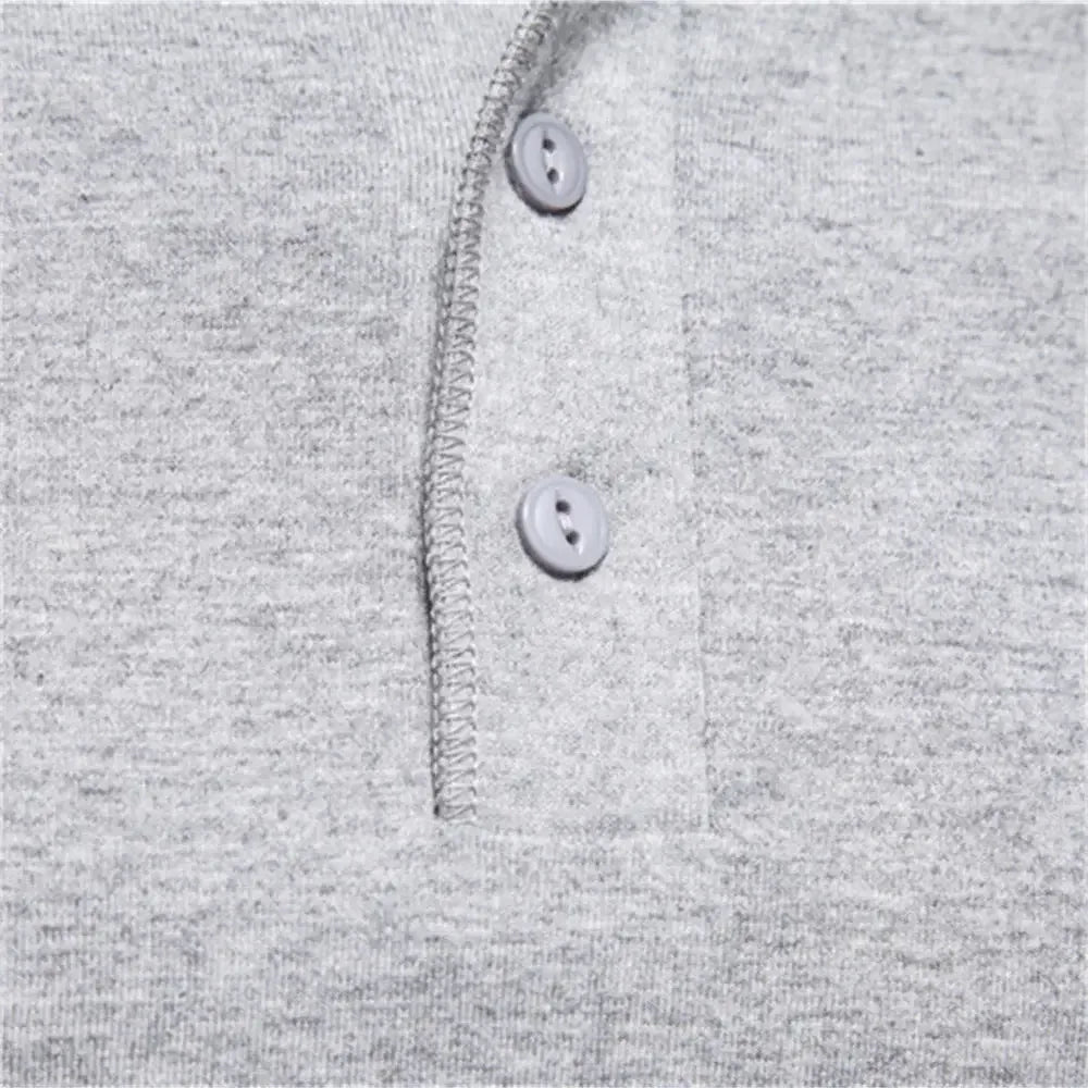 AIOPESON 100% Cotton Henley Collar T-Shirts - ShopHub