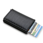 DIENQI RFID Carbon Fiber Card Holder Wallet