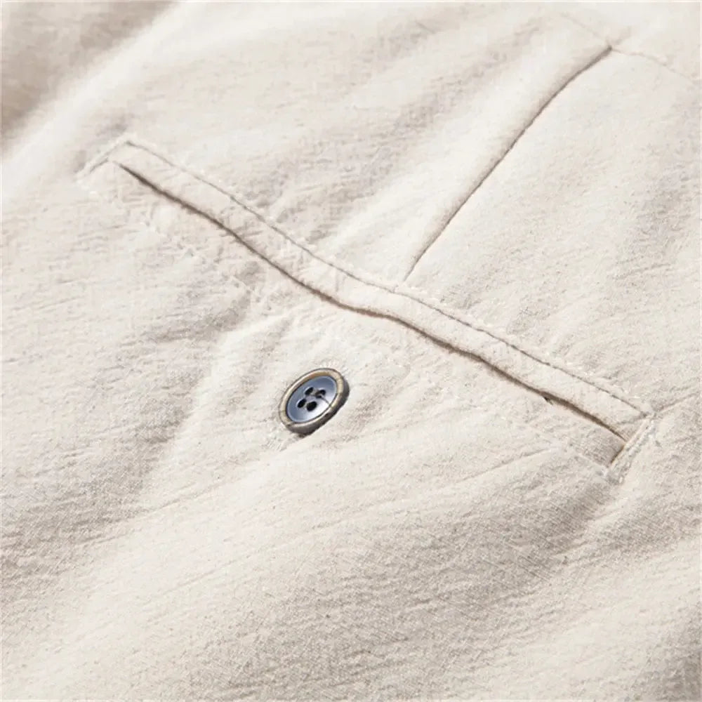 AIOPESON Casual Linen Men Trousers - ShopHub