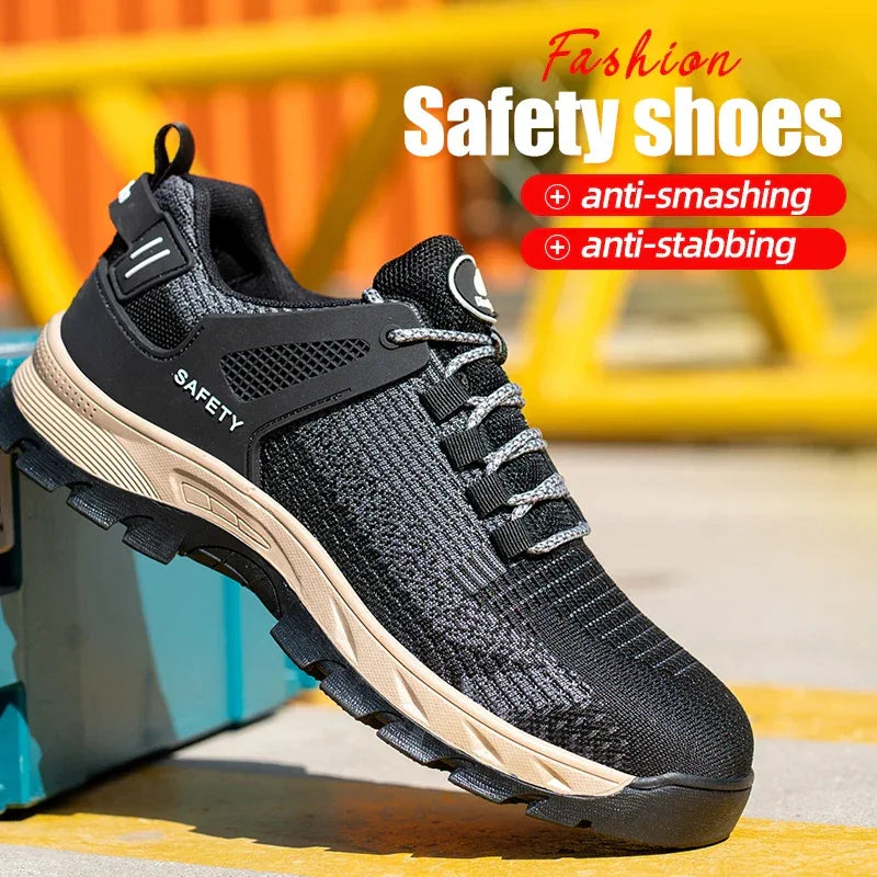 Unisex Indestructible Non-Slip Work Shoes With Steel Toes - ShopHub