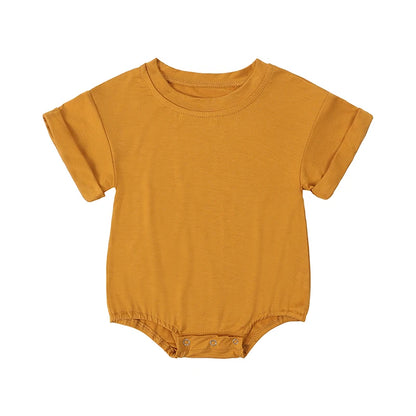 Kids Tales Sunny Days Bamboo-Blend Short-Sleeve Baby Bodysuit