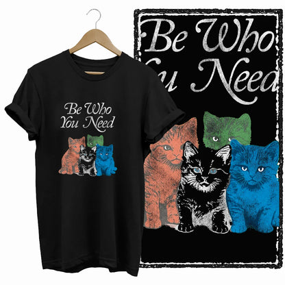 COOLMIND Cat Lover Graphic Cotton T-Shirt | Women's Relaxed Fit