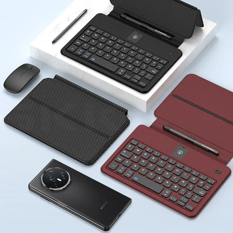 Fraternize Leather Fold Stand Keyboard Case - ShopHub