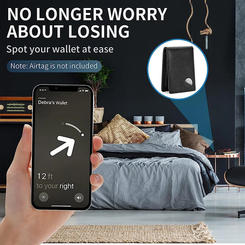 DIENQI Slim Carbon Fibre RFID Wallet