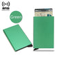 Rfid Credit Card Holder Metal Thin Slim Smart Wallet Men Women Wallets Pop Up Minimalist Small Black Purse Mini Walets for Men