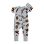 Kids Tales Dreamscape Bamboo-Blend Printed Zip Romper