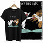 COOLMIND Black Cat Graphic T-Shirt | Women's 50-Design