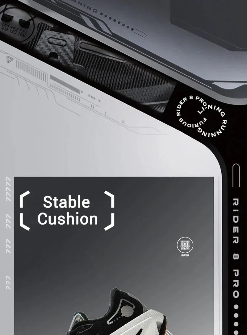 Li-Ning Men's FURIOUS RIDER 8 Stability Running Shoes - ShopHub