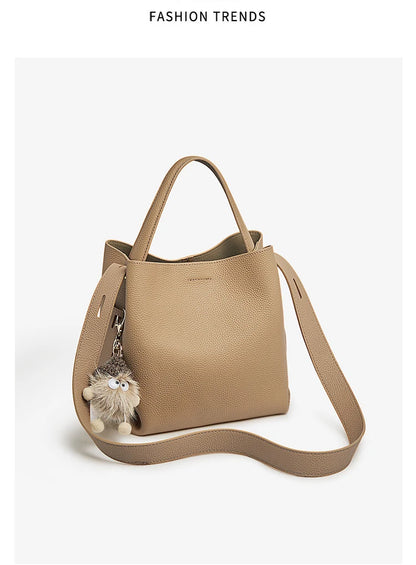 FOXER Genuine Leather Handbag — Premium Women's Shoulder Bag