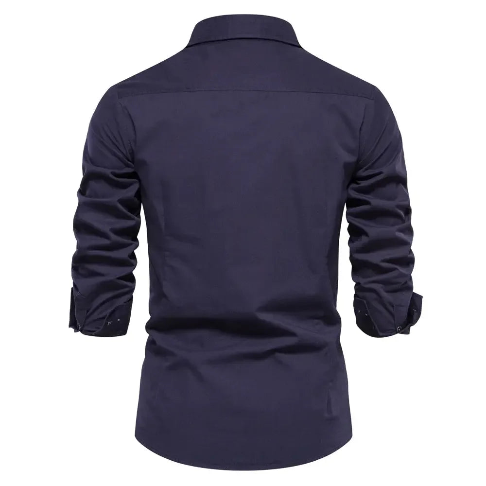 AIOPESON Military Style Pocket Shirts - ShopHub