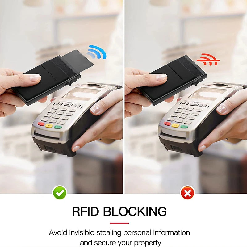 DIENQI RFID Credit Card Holder Wallets