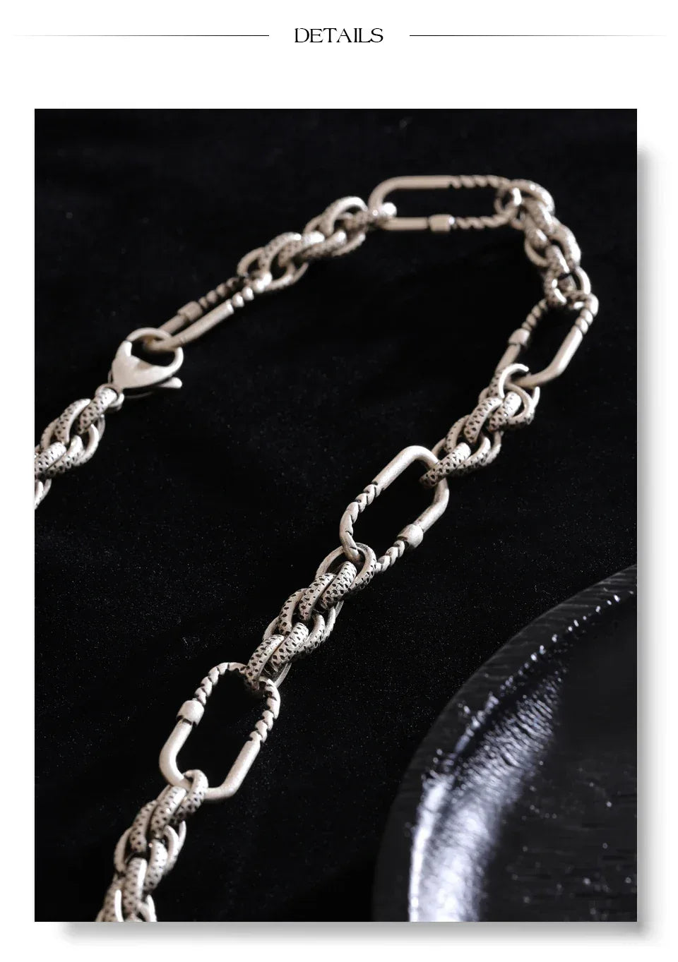55cm Fashion Classic Stainless Steel Metal Chain Necklace - ShopHub