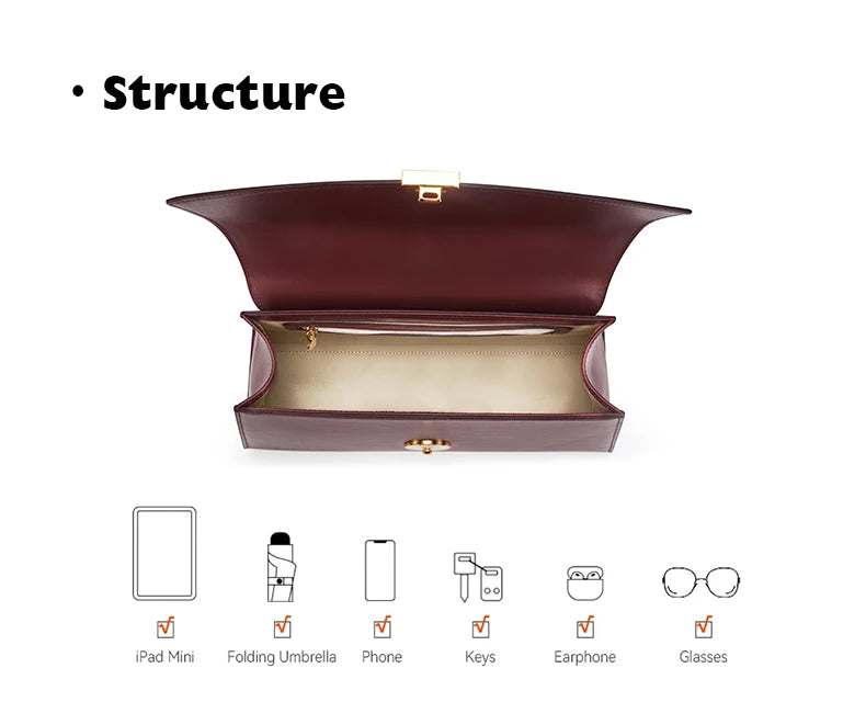 BAFELLI Large Genuine Leather Doctor Bag