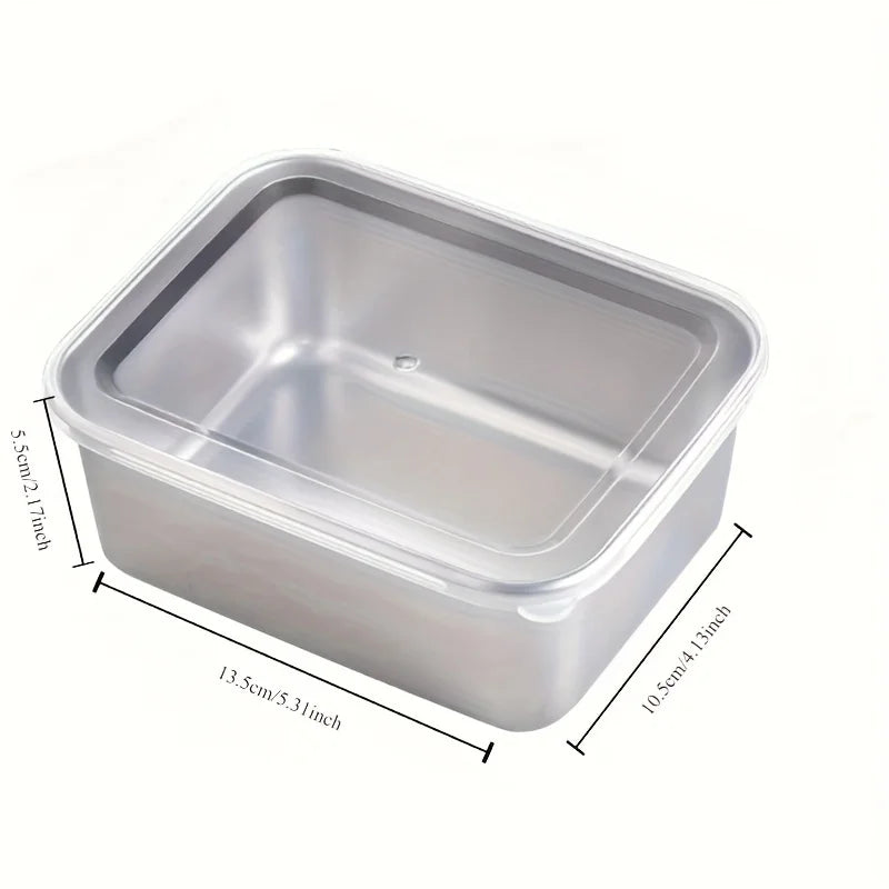 5pc Stainless Steel Food Storage Containers Set