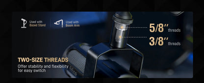 FIFINE Dynamic Podcast Microphone: Elevate Your Sound Quality for Streaming and Recording