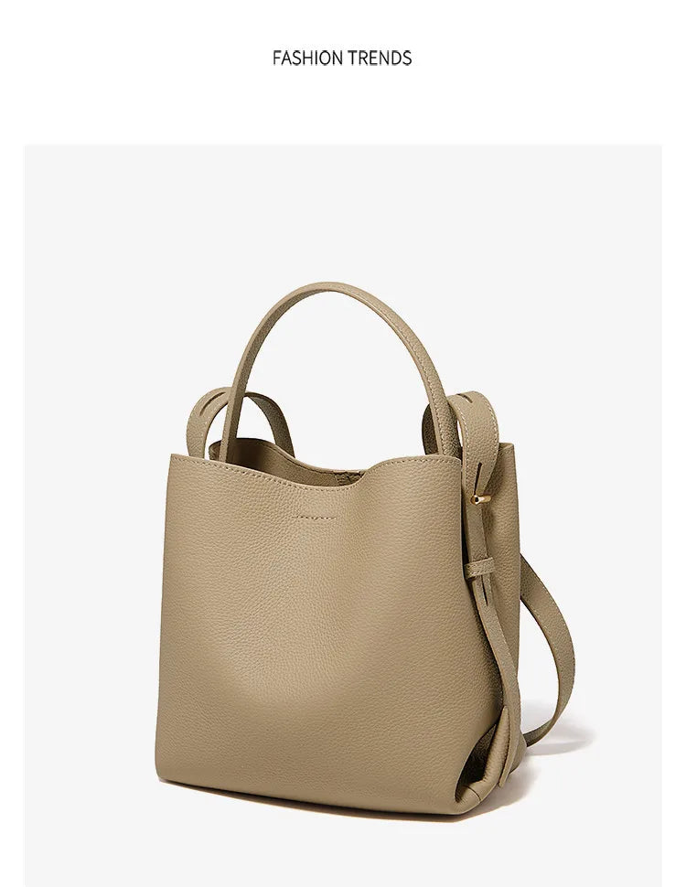FOXER Genuine Leather Handbag — Premium Women's Shoulder Bag