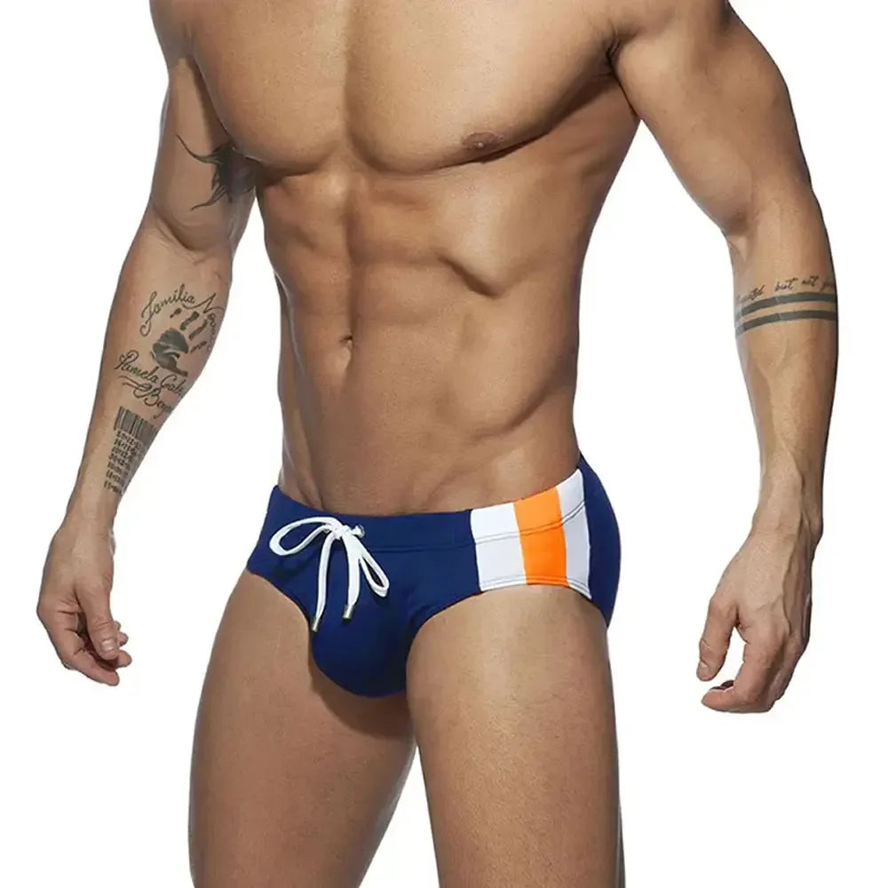 UXH Men's Low Waist Swim Briefs - ShopHub