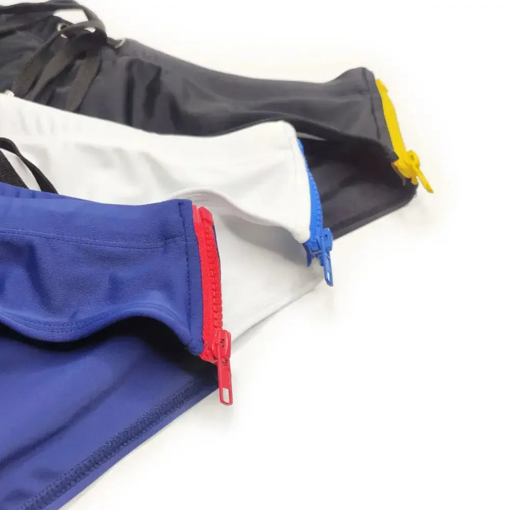 UXH Open Zipper Men's Swim Briefs - ShopHub