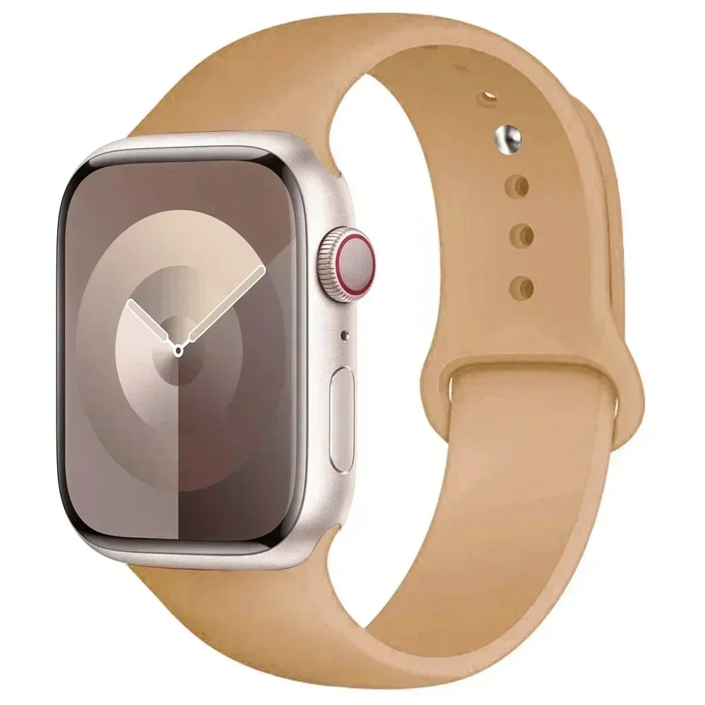 Silicone Sport Band for Apple Watch Series (42mm - 49mm)(available in 45 colours) Habicare