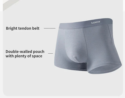 MiiOW Antibacterial Modal Men Underwear - 3 Pcs Breathable Boxers
