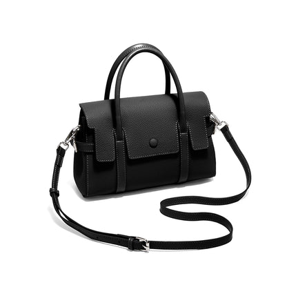 FOXER Retro Luxury Top-handle Bag for Women Genuine Leather Laies Shoulder Bag Female Crossbody Handbag Work Purse 2026 New