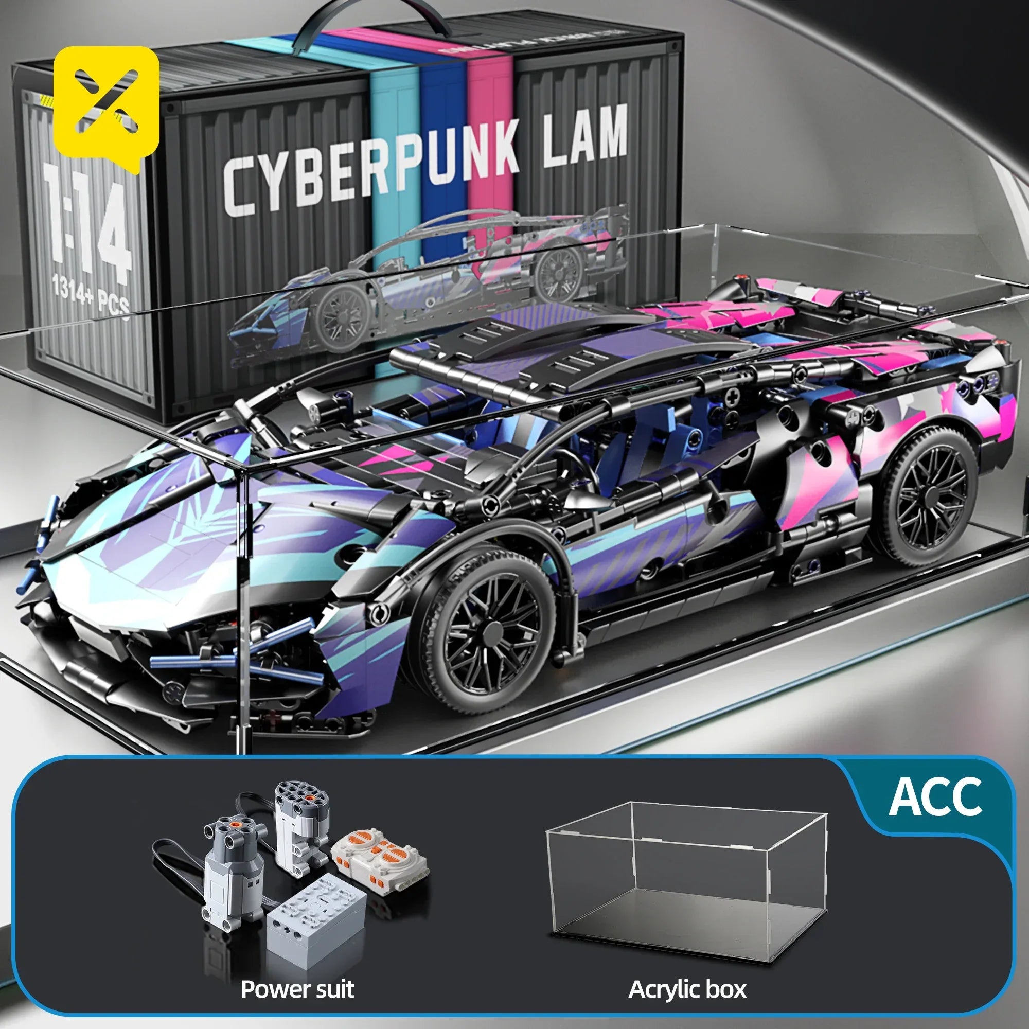 TOYLINX 1314PCS Speed Car Building Block Set! - ShopHub