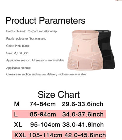 3in1 Postpartum Belly Band & Support