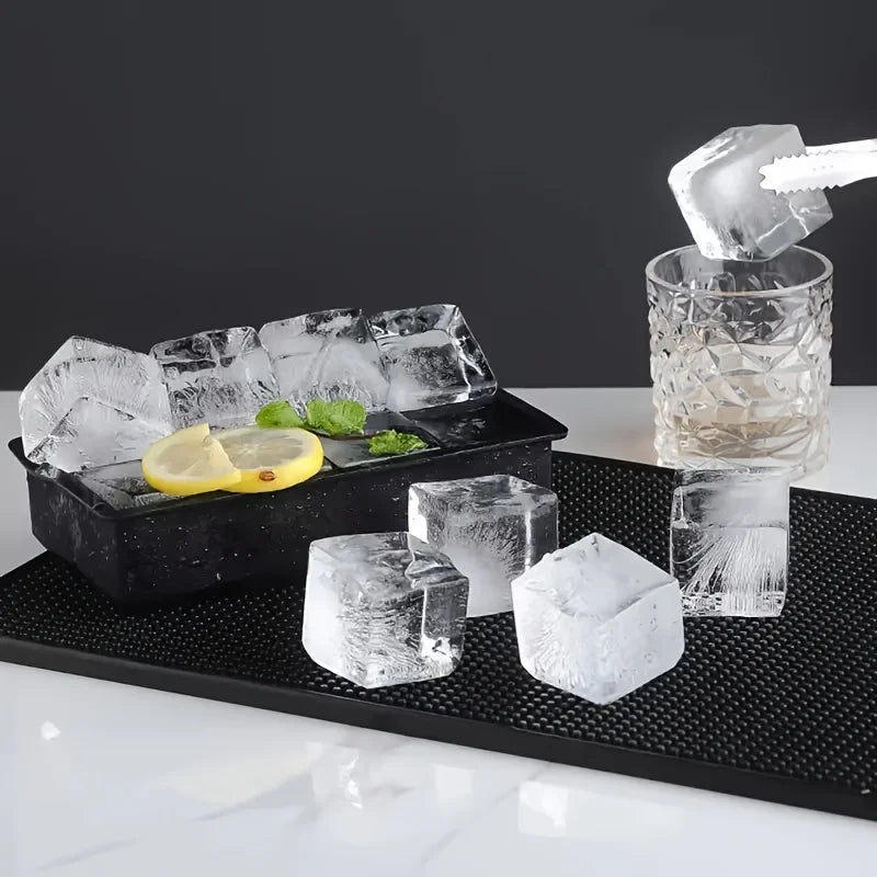 6-Cell Large Silicone Ice Cube Tray