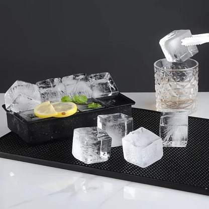 6-Cell Large Silicone Ice Cube Tray