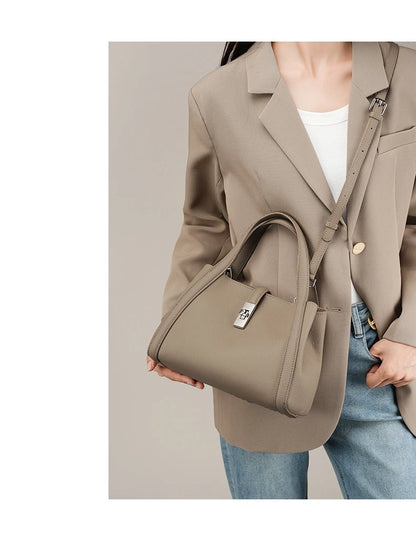 FOXER Brand Genuine Leather Women's Handbag 2026 Fashion Female Bucket Bag Luxury Design Shoulder Bag Versatile Crossbody Purse