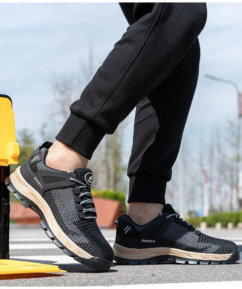 Unisex Indestructible Non-Slip Work Shoes With Steel Toes - ShopHub