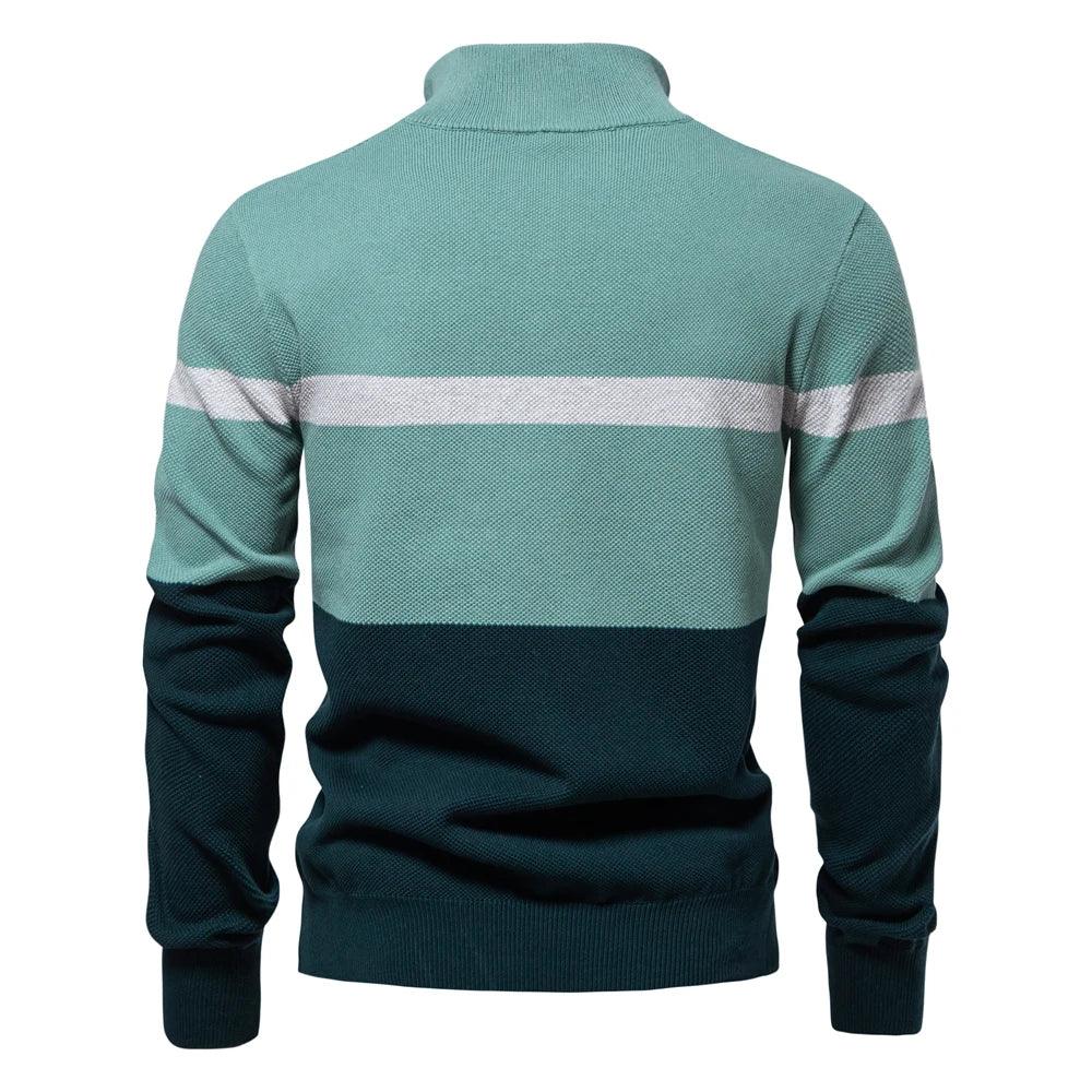 AIOPESON Striped Polo Sweaters - ShopHub